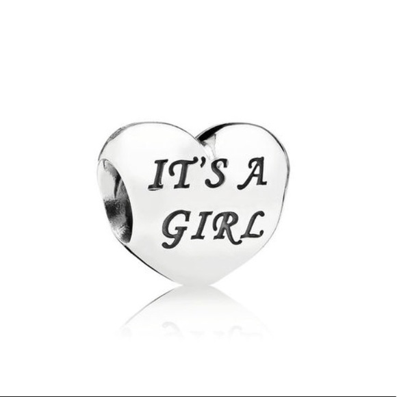 charm pandora it's a girl charm pandora it's a girl